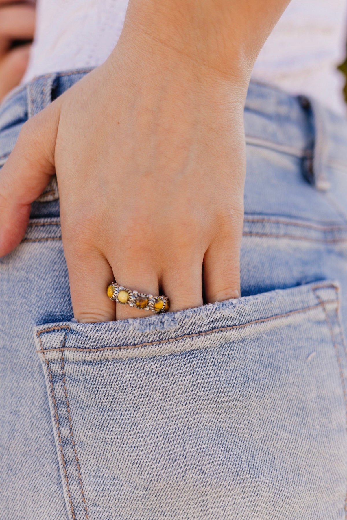 Eternity Stone Ring-Rings-Krush Kandy, Women's Online Fashion Boutique Located in Phoenix, Arizona (Scottsdale Area)