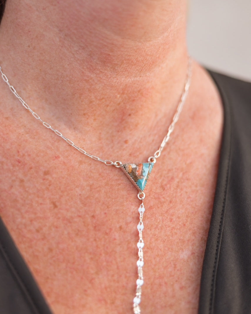Summertime Copper Sterling Lariat Necklace-Necklaces-Krush Kandy, Women's Online Fashion Boutique Located in Phoenix, Arizona (Scottsdale Area)
