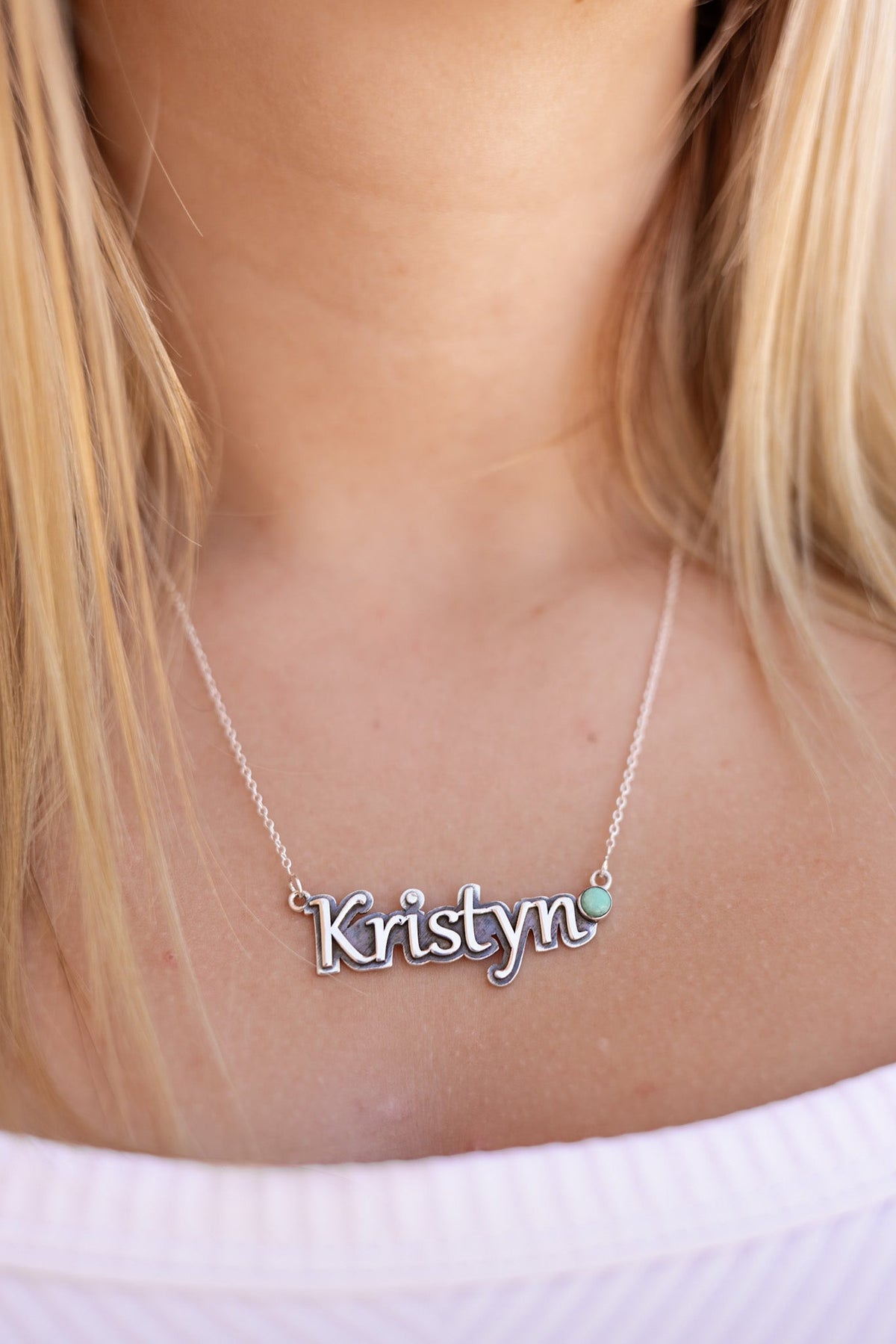 Sterling Silver Script Name Necklace MADE TO ORDER-Necklaces-Krush Kandy, Women's Online Fashion Boutique Located in Phoenix, Arizona (Scottsdale Area)