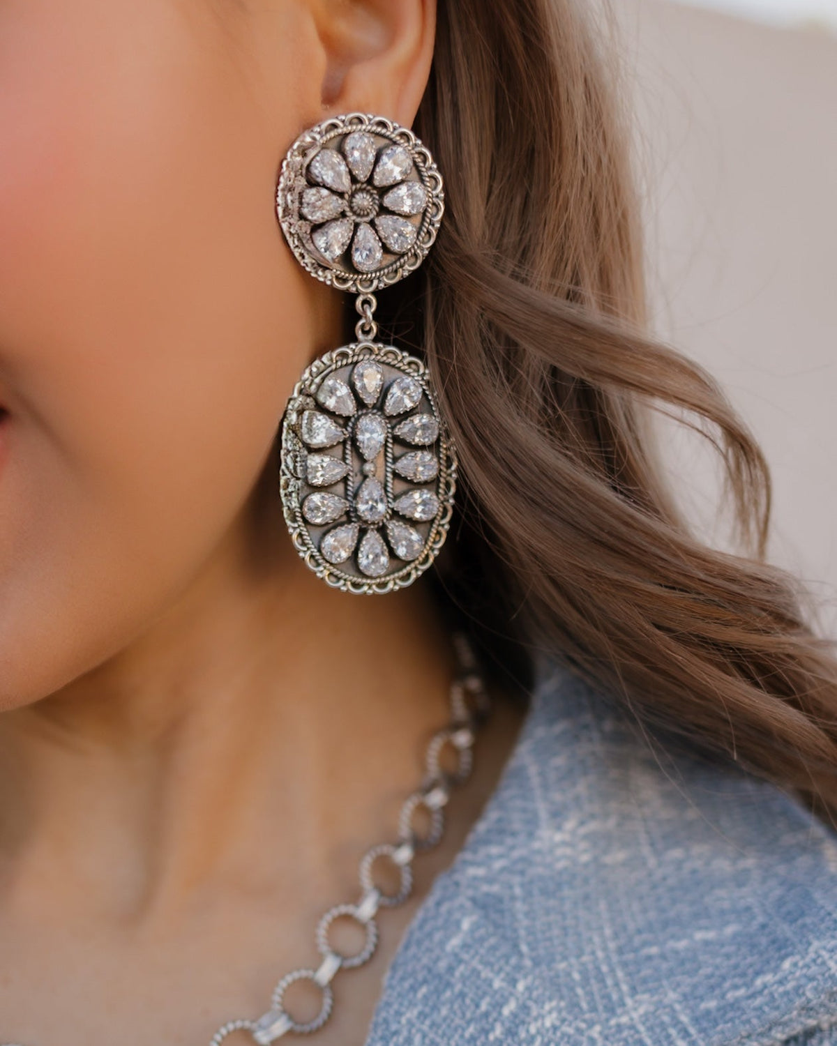 Coyote Moon Sterling Silver Earrings | Krush Exclusive-Drop Earrings-Krush Kandy, Women's Online Fashion Boutique Located in Phoenix, Arizona (Scottsdale Area)