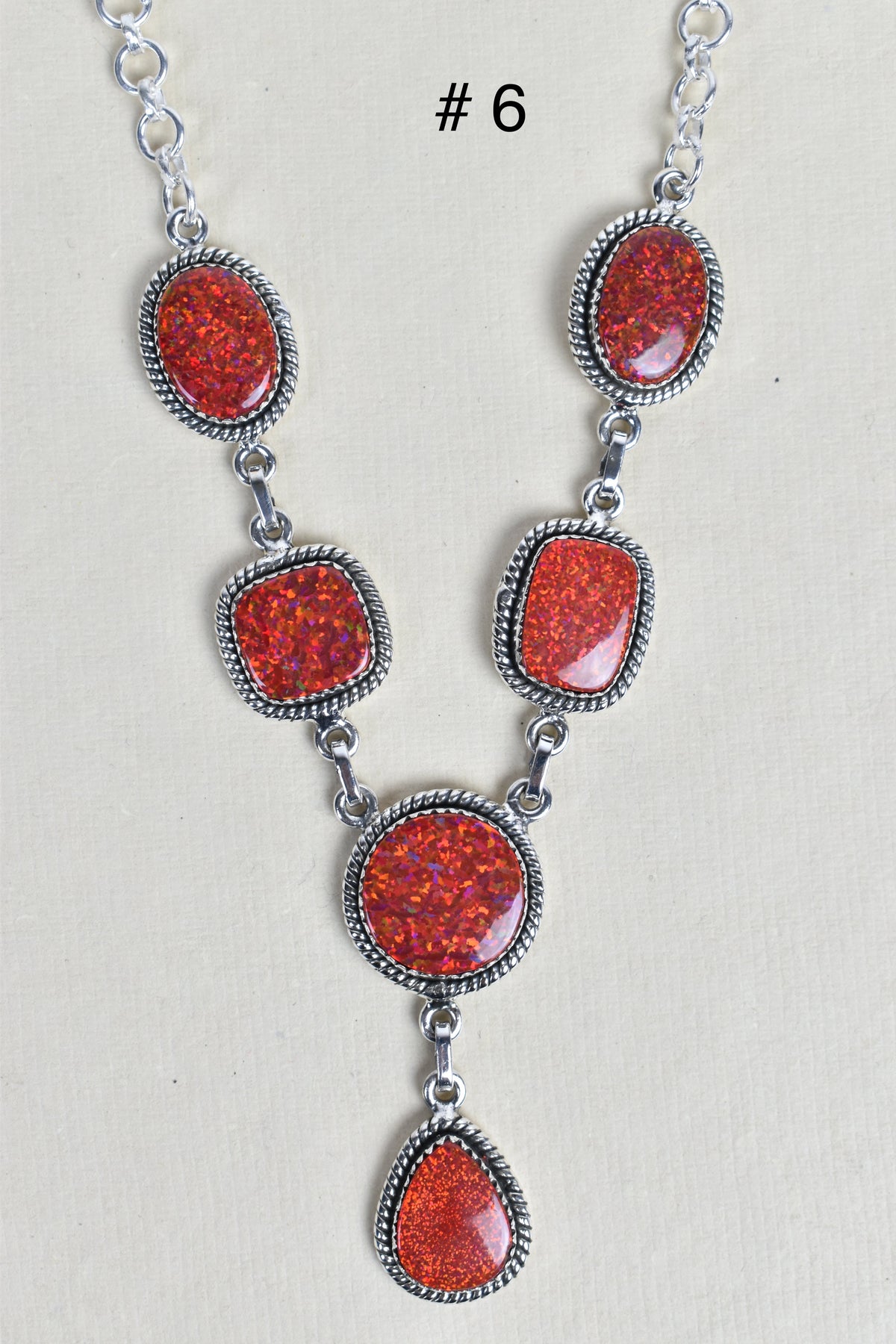 Sterling Silver Y Lariat Gemstone Necklace-Lariat and Y Necklaces-Krush Kandy, Women's Online Fashion Boutique Located in Phoenix, Arizona (Scottsdale Area)