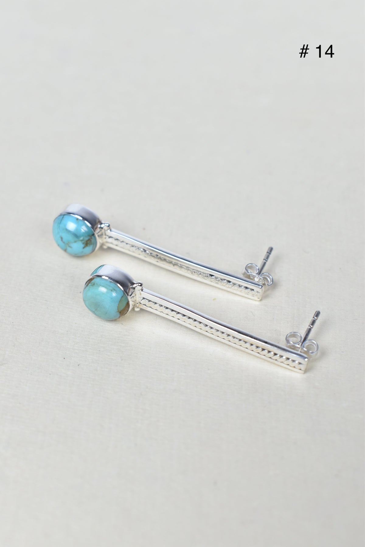 Silver Solitaire Bar Earrings-Drop Earrings-Krush Kandy, Women's Online Fashion Boutique Located in Phoenix, Arizona (Scottsdale Area)