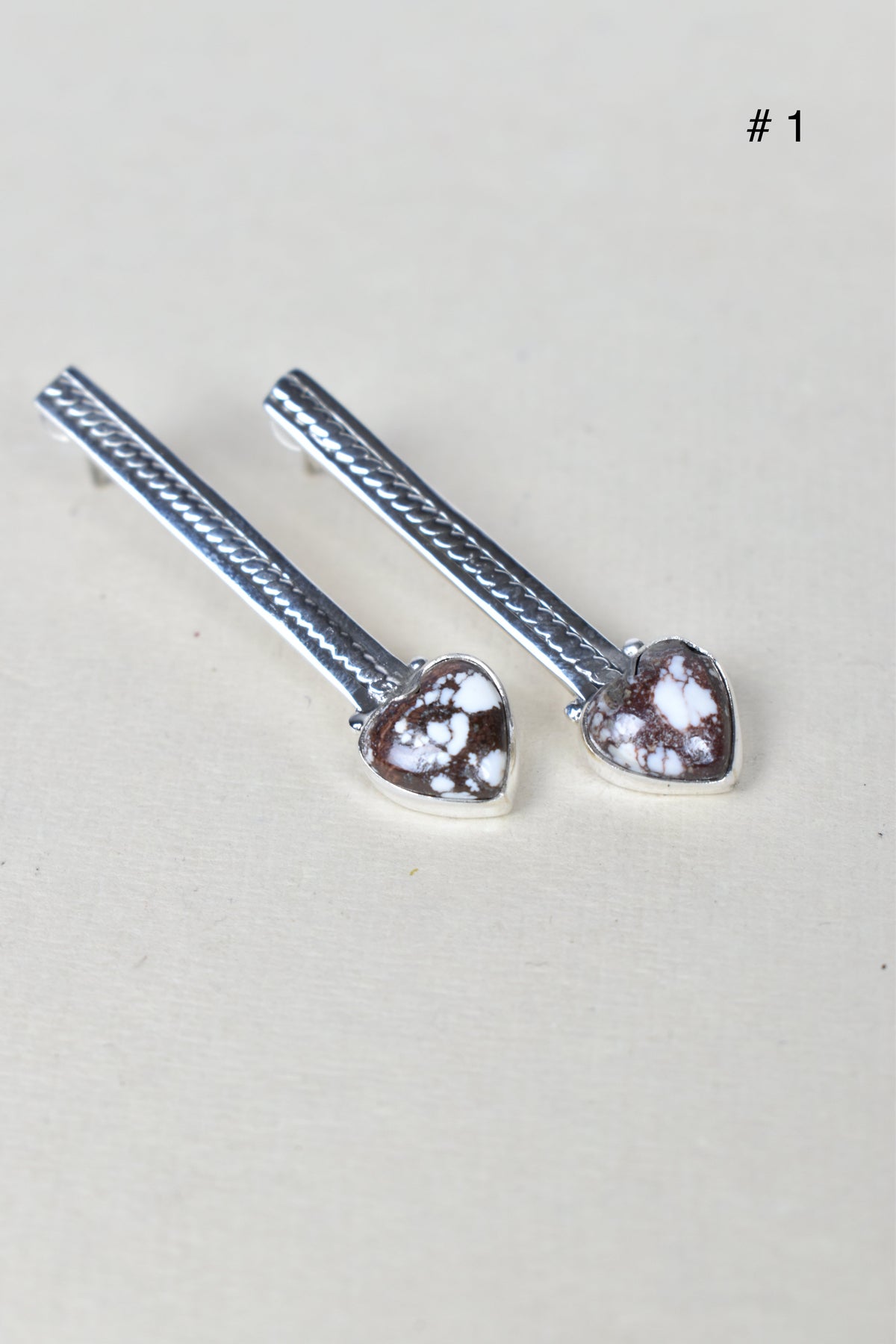 Silver Solitaire Bar Earrings-Drop Earrings-Krush Kandy, Women's Online Fashion Boutique Located in Phoenix, Arizona (Scottsdale Area)