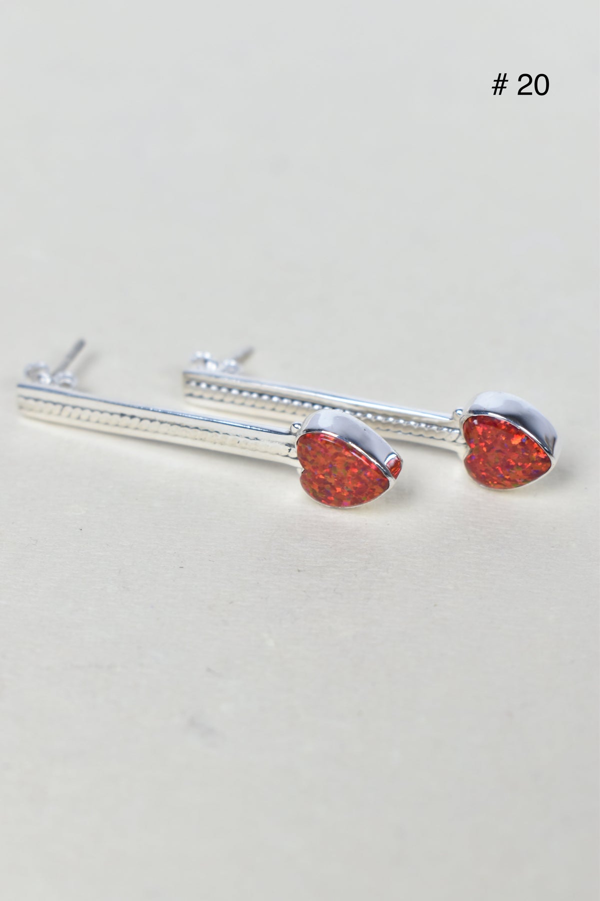 Silver Solitaire Bar Earrings-Drop Earrings-Krush Kandy, Women's Online Fashion Boutique Located in Phoenix, Arizona (Scottsdale Area)