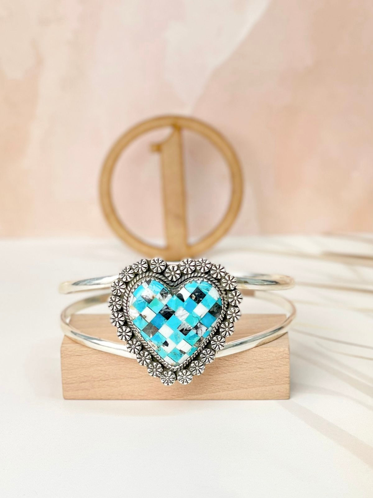 White Buffalo & Turquoise Slab Cuffs Bno. 7-Bracelets-Krush Kandy, Women's Online Fashion Boutique Located in Phoenix, Arizona (Scottsdale Area)