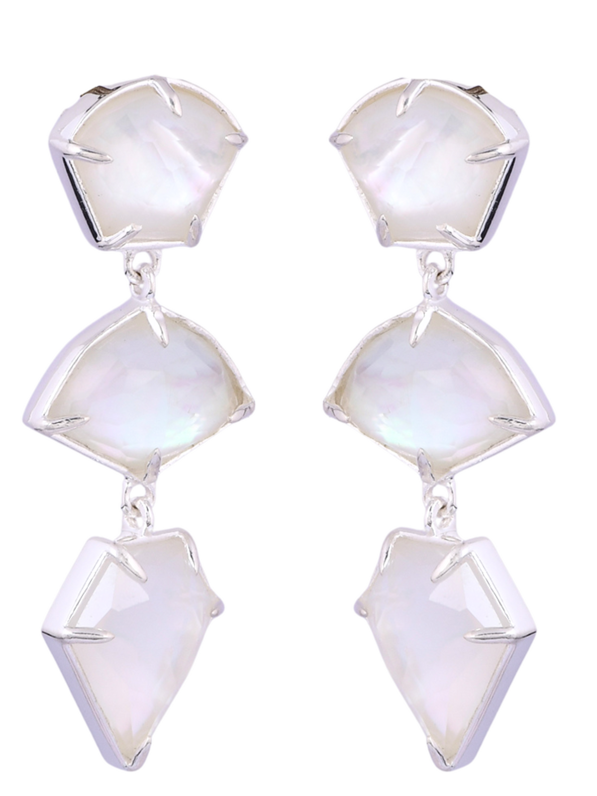 This Magic Moment Dangle Stone Earrings-Earrings-Krush Kandy, Women's Online Fashion Boutique Located in Phoenix, Arizona (Scottsdale Area)