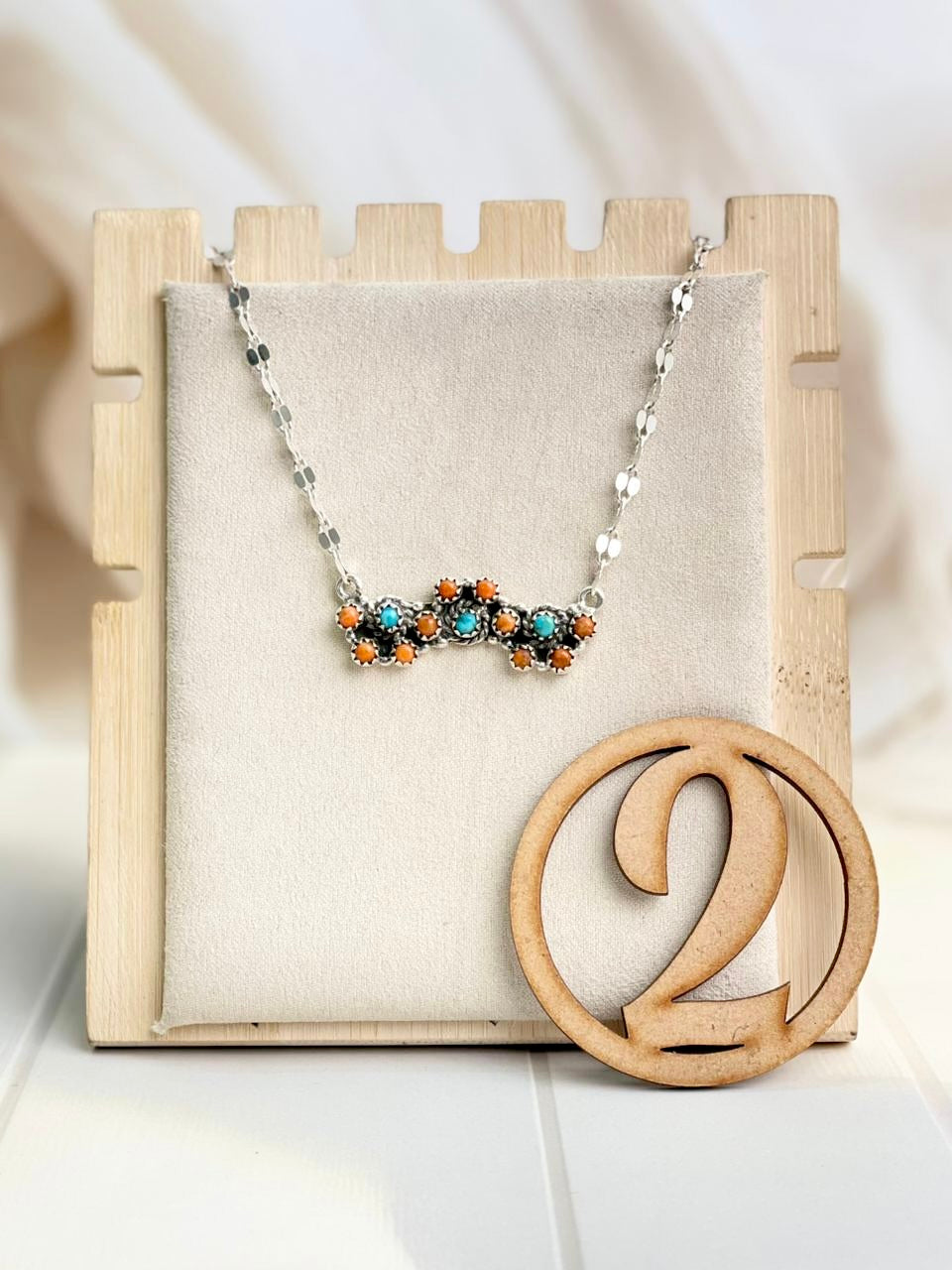 Blooming Flower Bar Necklace-Necklaces-Krush Kandy, Women's Online Fashion Boutique Located in Phoenix, Arizona (Scottsdale Area)