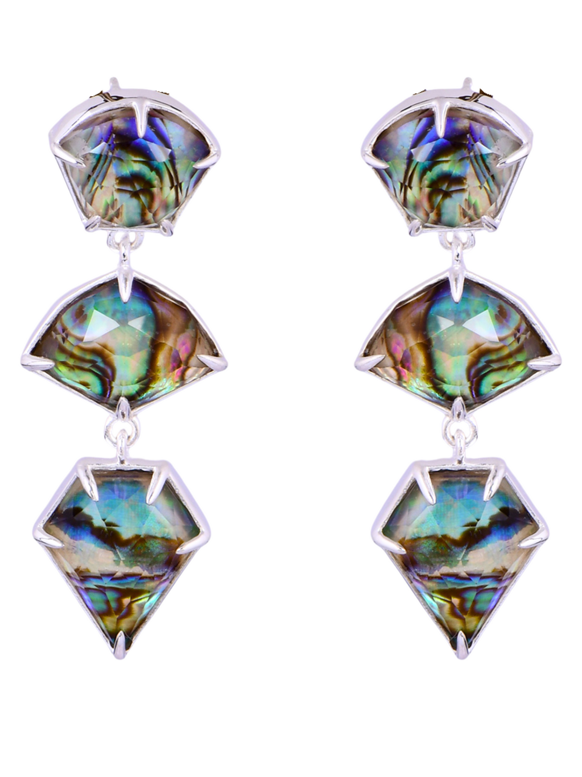 This Magic Moment Dangle Stone Earrings-Earrings-Krush Kandy, Women's Online Fashion Boutique Located in Phoenix, Arizona (Scottsdale Area)