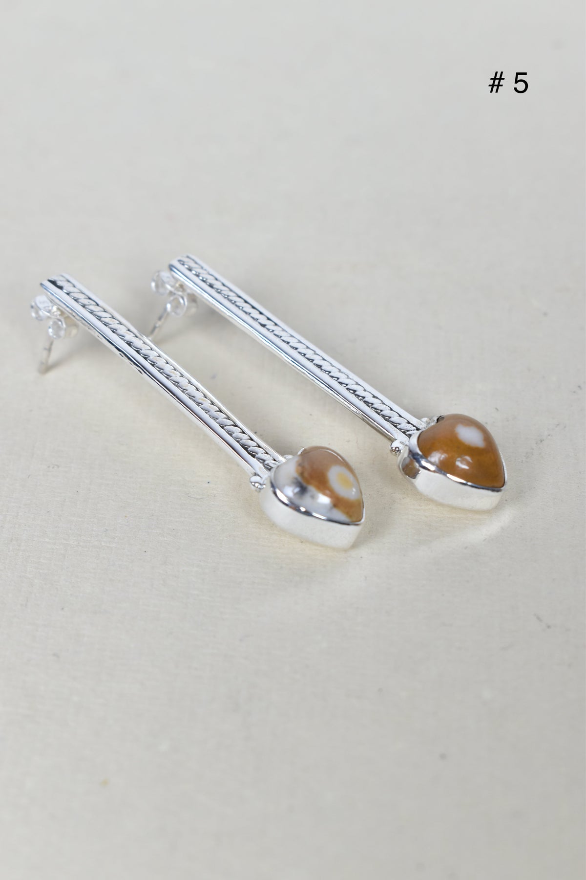 Silver Solitaire Bar Earrings-Drop Earrings-Krush Kandy, Women's Online Fashion Boutique Located in Phoenix, Arizona (Scottsdale Area)