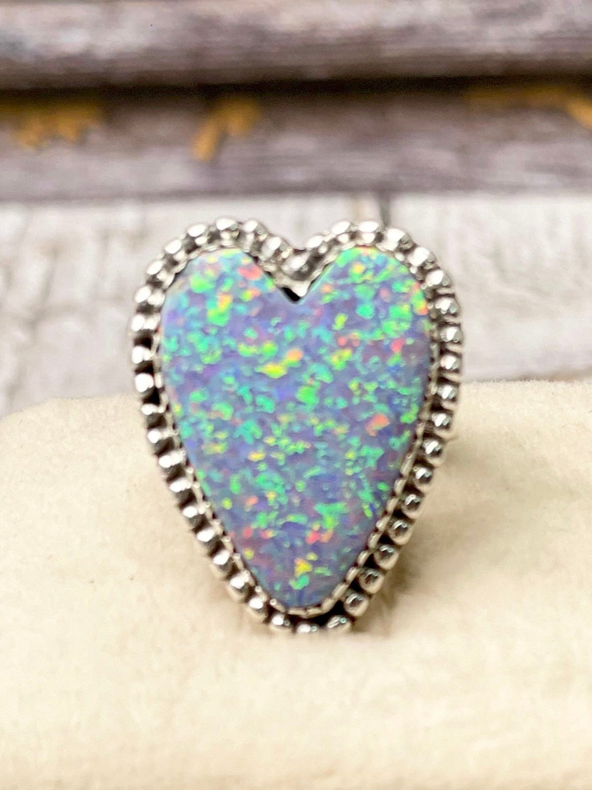 Long Heart Sterling Silver Ring MADE TO ORDER-Statement Rings-Krush Kandy, Women's Online Fashion Boutique Located in Phoenix, Arizona (Scottsdale Area)