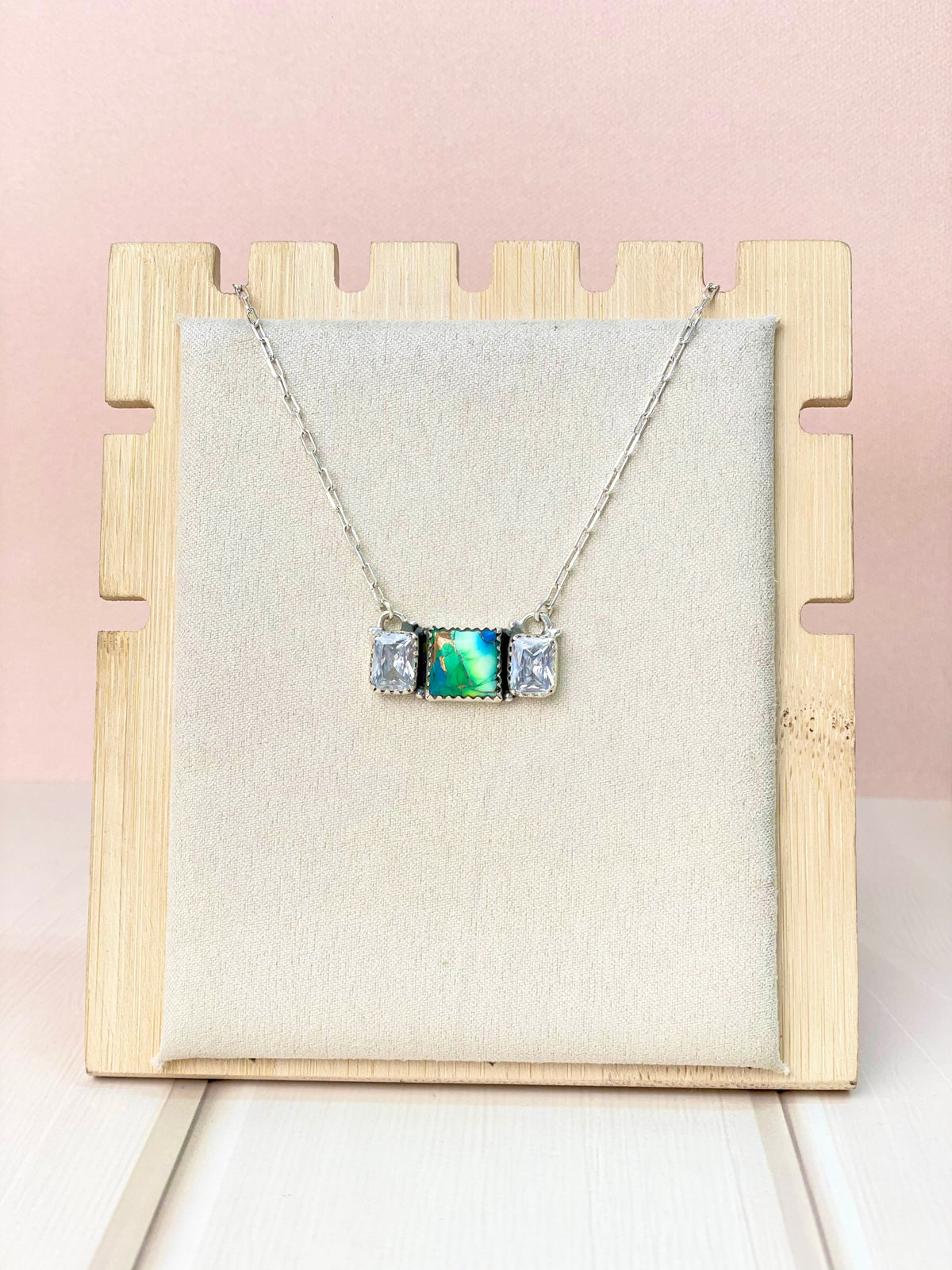 Celestial Peacock Dahlia Boho Necklace-Necklaces-Krush Kandy, Women's Online Fashion Boutique Located in Phoenix, Arizona (Scottsdale Area)