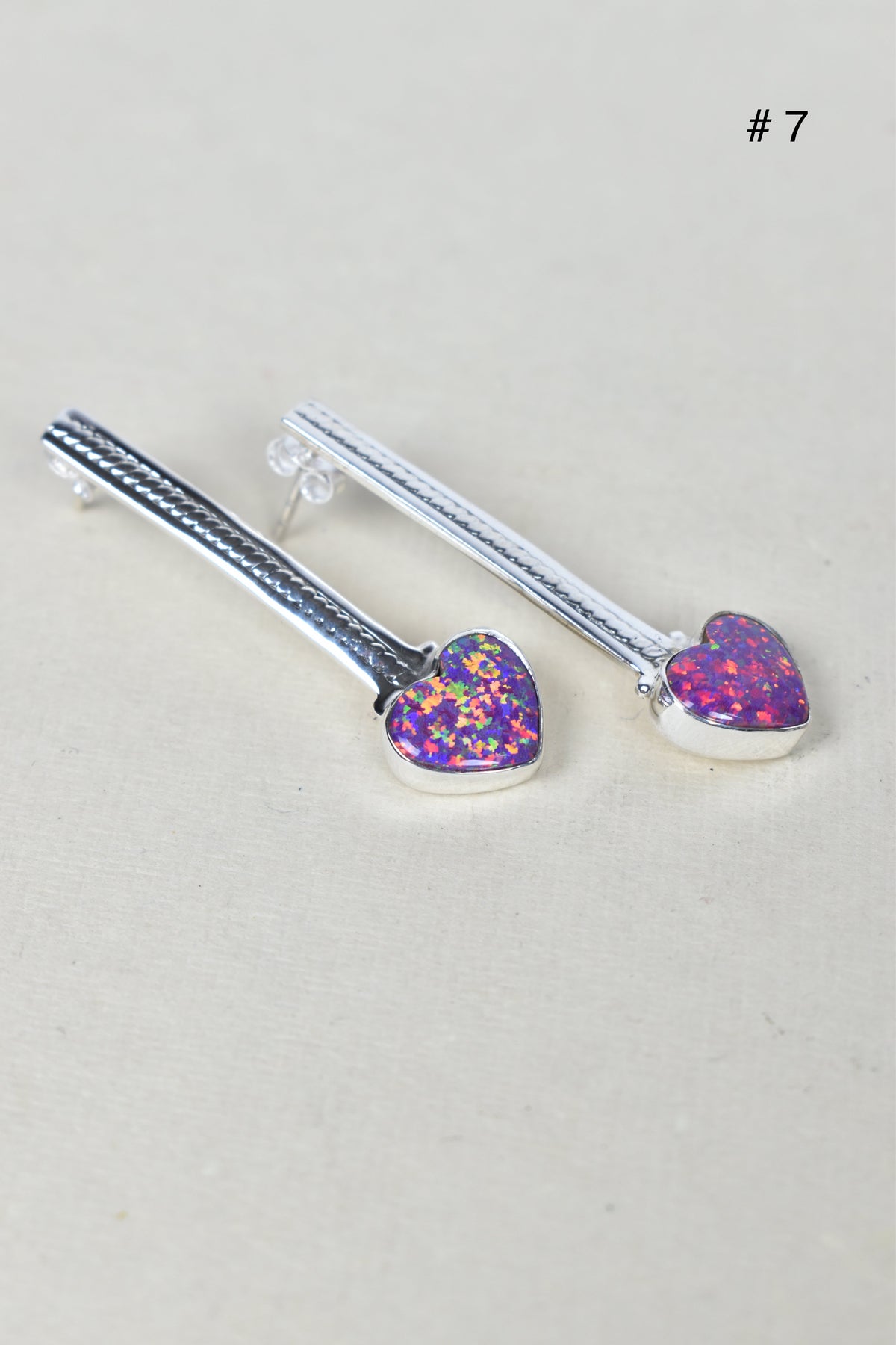 Silver Solitaire Bar Earrings-Drop Earrings-Krush Kandy, Women's Online Fashion Boutique Located in Phoenix, Arizona (Scottsdale Area)