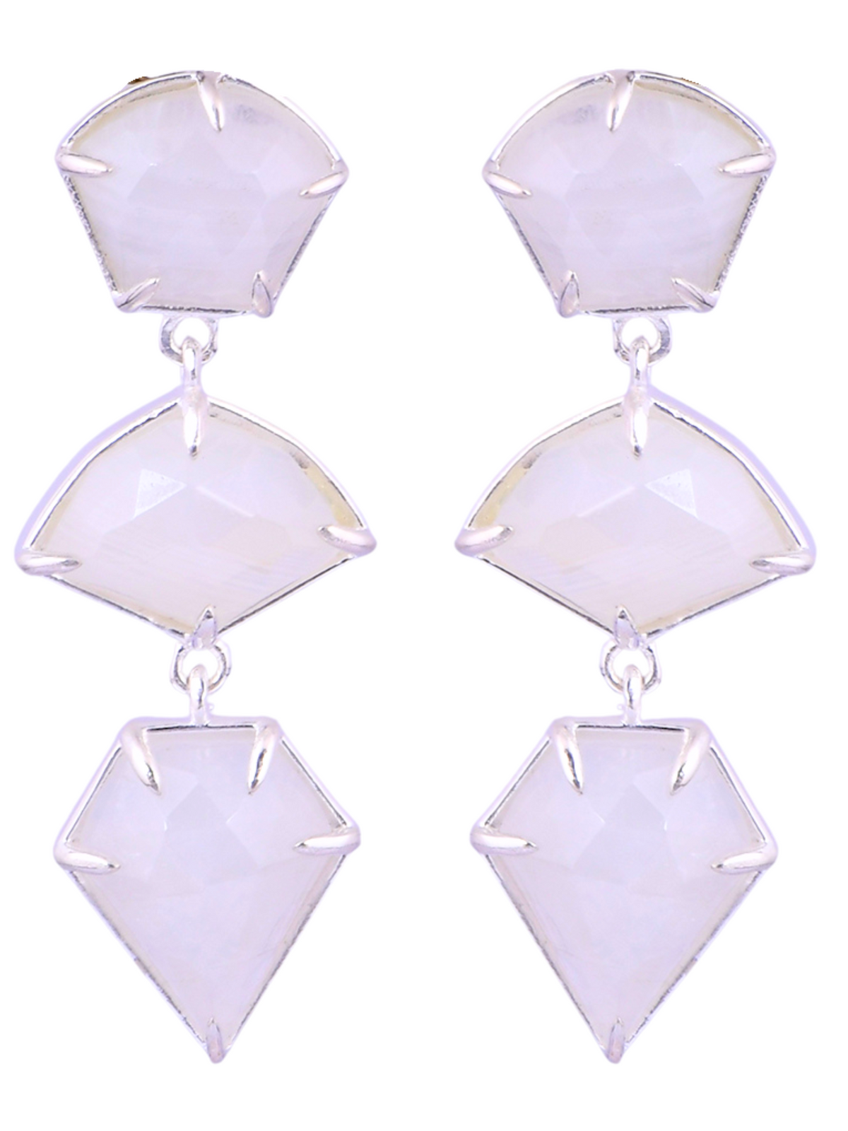 This Magic Moment Dangle Stone Earrings-Earrings-Krush Kandy, Women's Online Fashion Boutique Located in Phoenix, Arizona (Scottsdale Area)