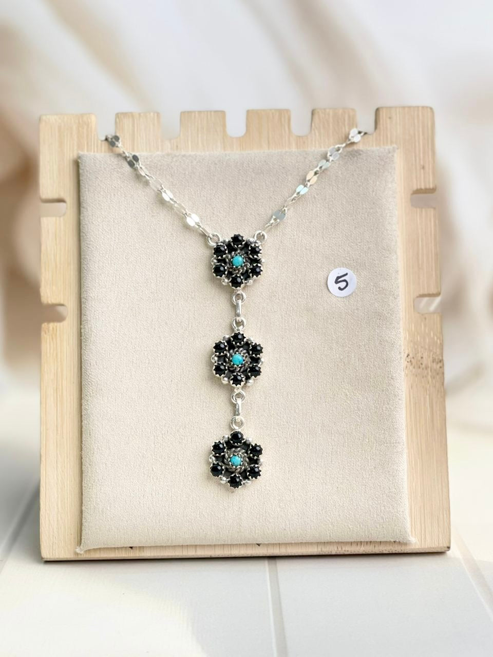 3 Blooming Flowers Lariat Necklace-Necklaces-Krush Kandy, Women's Online Fashion Boutique Located in Phoenix, Arizona (Scottsdale Area)