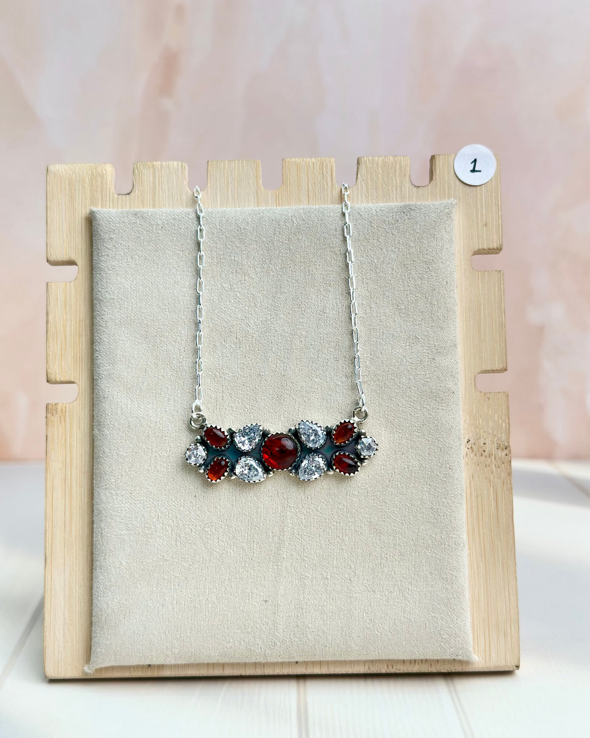 Amber, Turquoise & Crystal Necklaces-Necklaces-Krush Kandy, Women's Online Fashion Boutique Located in Phoenix, Arizona (Scottsdale Area)