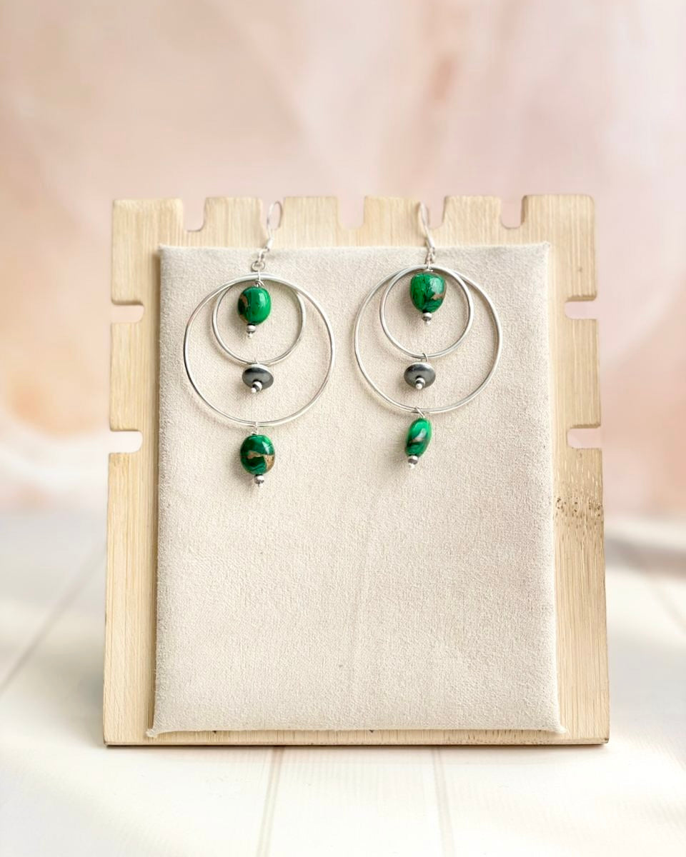 Dahlia Triple Hoop Earrings-Earrings-Krush Kandy, Women's Online Fashion Boutique Located in Phoenix, Arizona (Scottsdale Area)