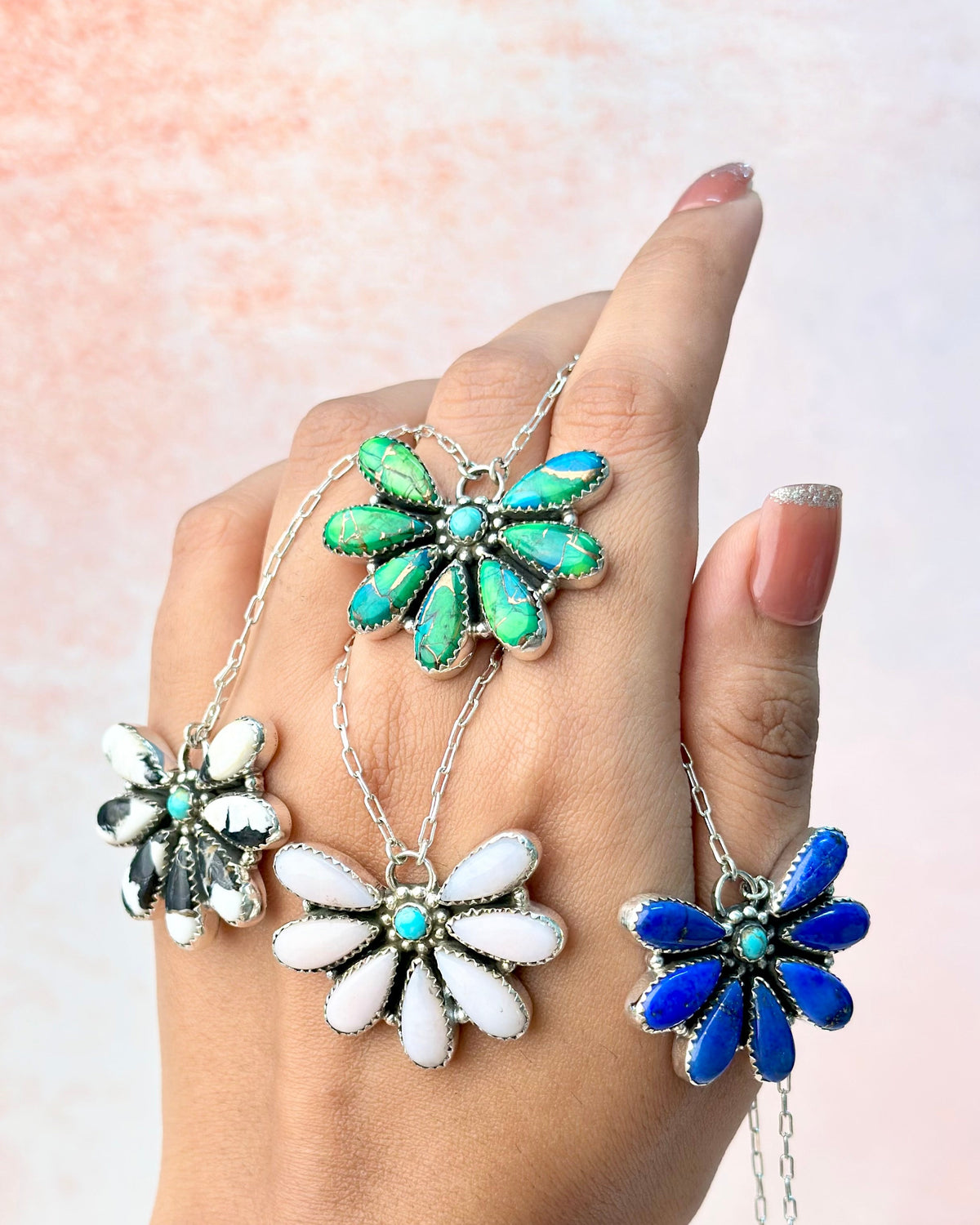 Wild Dreams Blooming Chain Pendants MADE TO ORDER-Necklaces-Krush Kandy, Women's Online Fashion Boutique Located in Phoenix, Arizona (Scottsdale Area)