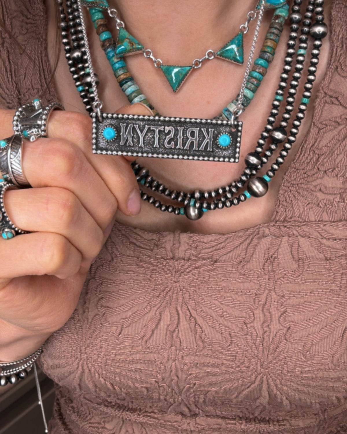 Silver Script Sterling Name Necklace MADE TO ORDER-Necklaces-Krush Kandy, Women's Online Fashion Boutique Located in Phoenix, Arizona (Scottsdale Area)