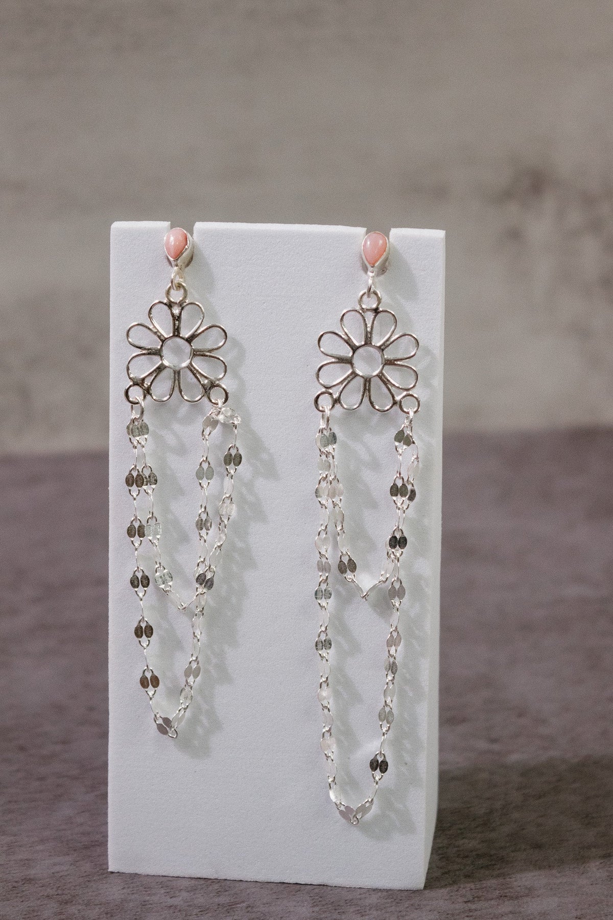 Stone Delight Chain Earrings-Stud Earrings-Krush Kandy, Women's Online Fashion Boutique Located in Phoenix, Arizona (Scottsdale Area)
