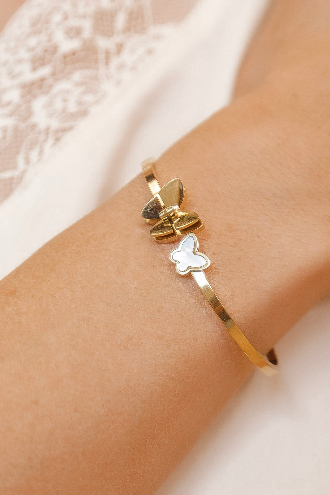 Butterfly Bangle PREORDER-Bracelets-Krush Kandy, Women's Online Fashion Boutique Located in Phoenix, Arizona (Scottsdale Area)
