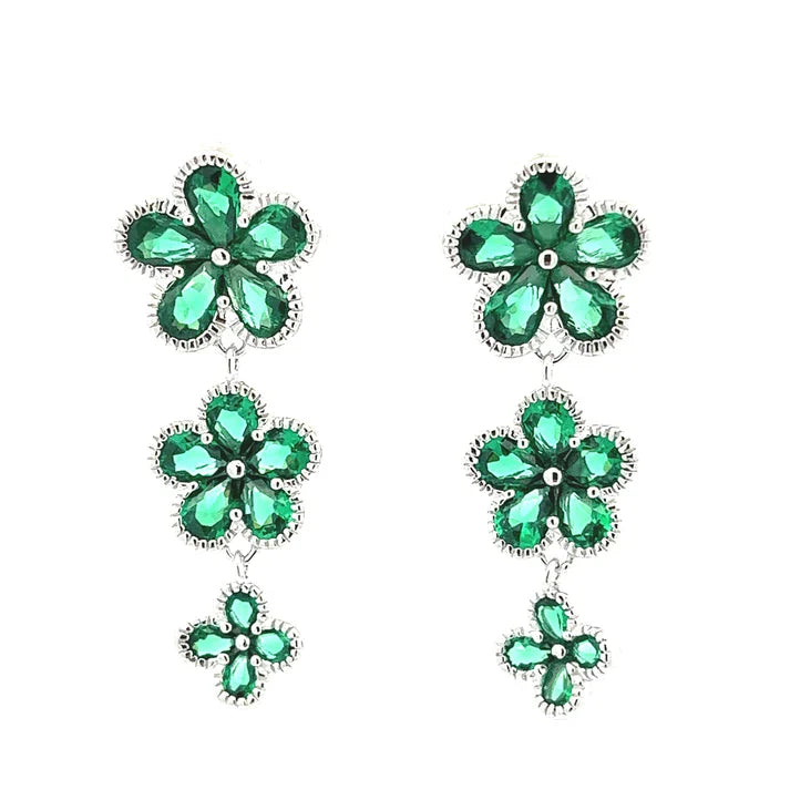 Field Of Flowers Earrings-Drop Earrings-Krush Kandy, Women's Online Fashion Boutique Located in Phoenix, Arizona (Scottsdale Area)