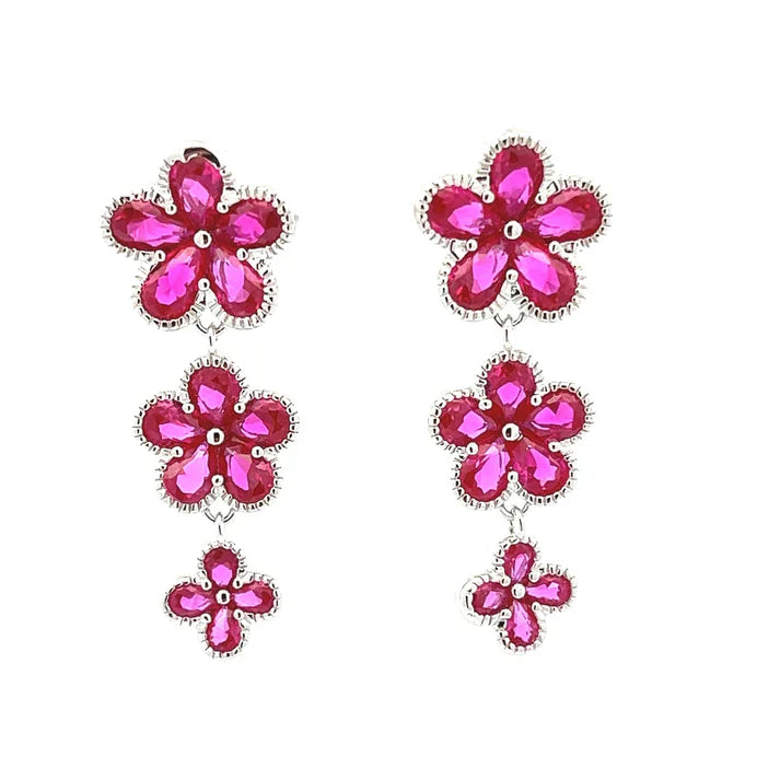 Field Of Flowers Earrings-Drop Earrings-Krush Kandy, Women's Online Fashion Boutique Located in Phoenix, Arizona (Scottsdale Area)