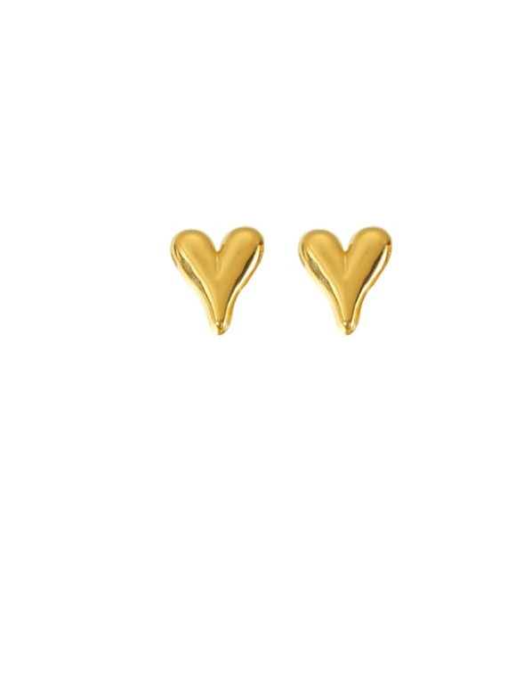 Stainless Steel Trend Heart Earrings-Jewelry-Krush Kandy, Women's Online Fashion Boutique Located in Phoenix, Arizona (Scottsdale Area)