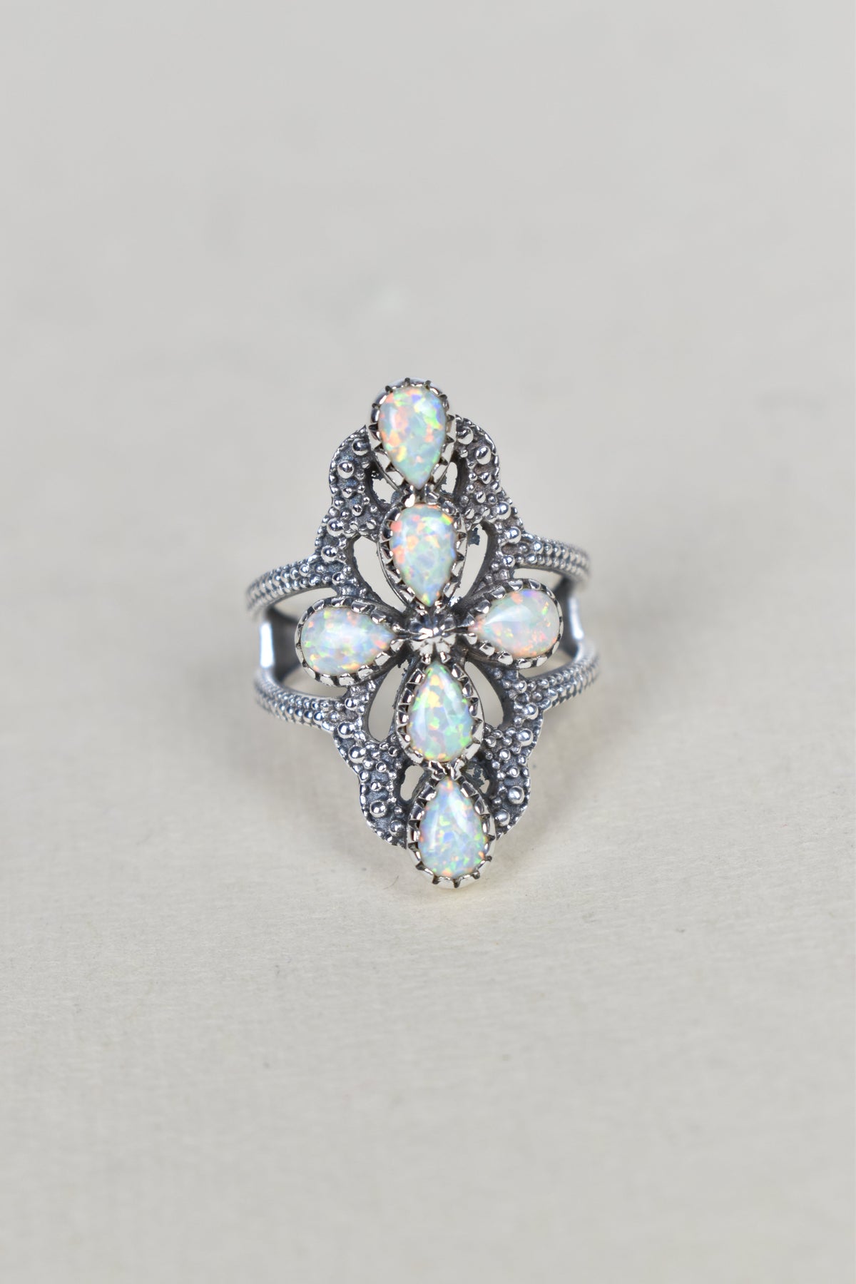 Victoria Sterling Silver Stone Crawler Ring-Crawler Rings-Krush Kandy, Women's Online Fashion Boutique Located in Phoenix, Arizona (Scottsdale Area)