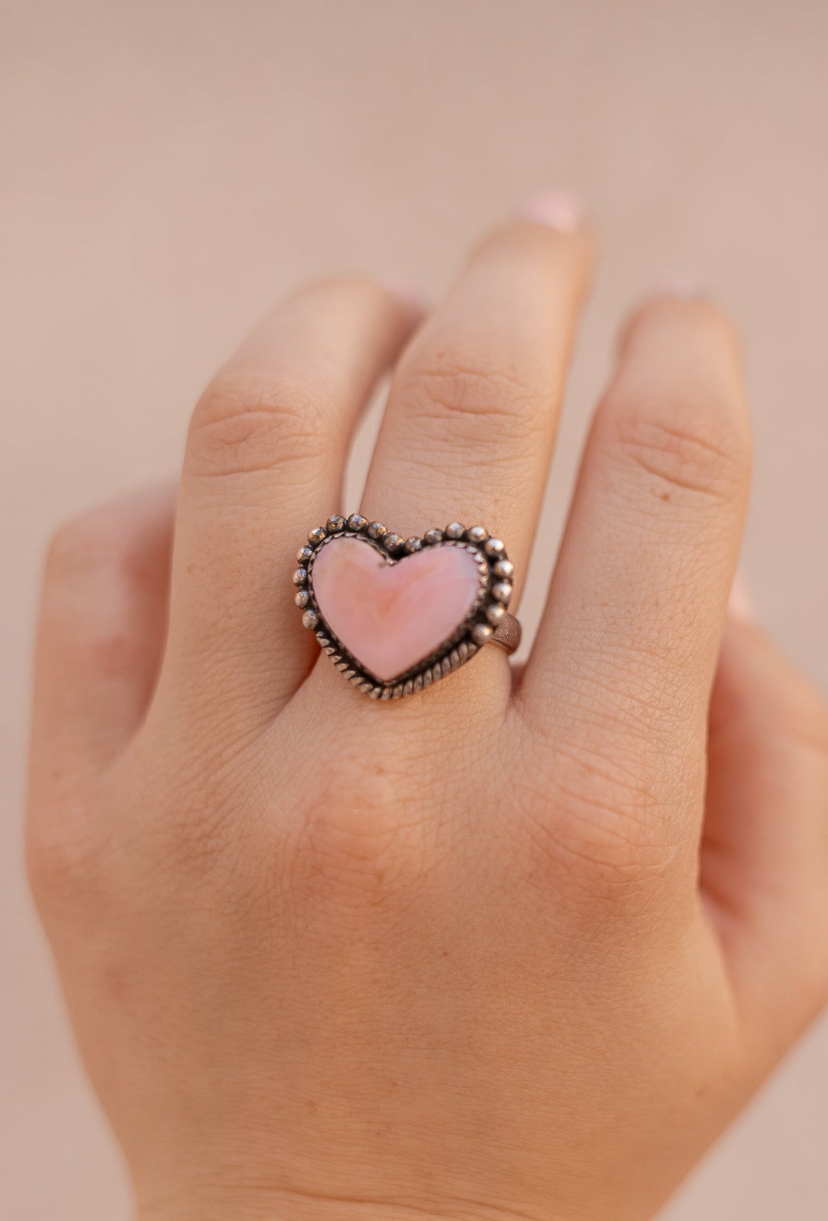 With All My Love Single Stone Heart Ring MADE TO ORDER-Statement Rings-Krush Kandy, Women's Online Fashion Boutique Located in Phoenix, Arizona (Scottsdale Area)