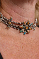 Desert Pearl Stone Choker-Squash Blossom Necklaces-Krush Kandy, Women's Online Fashion Boutique Located in Phoenix, Arizona (Scottsdale Area)