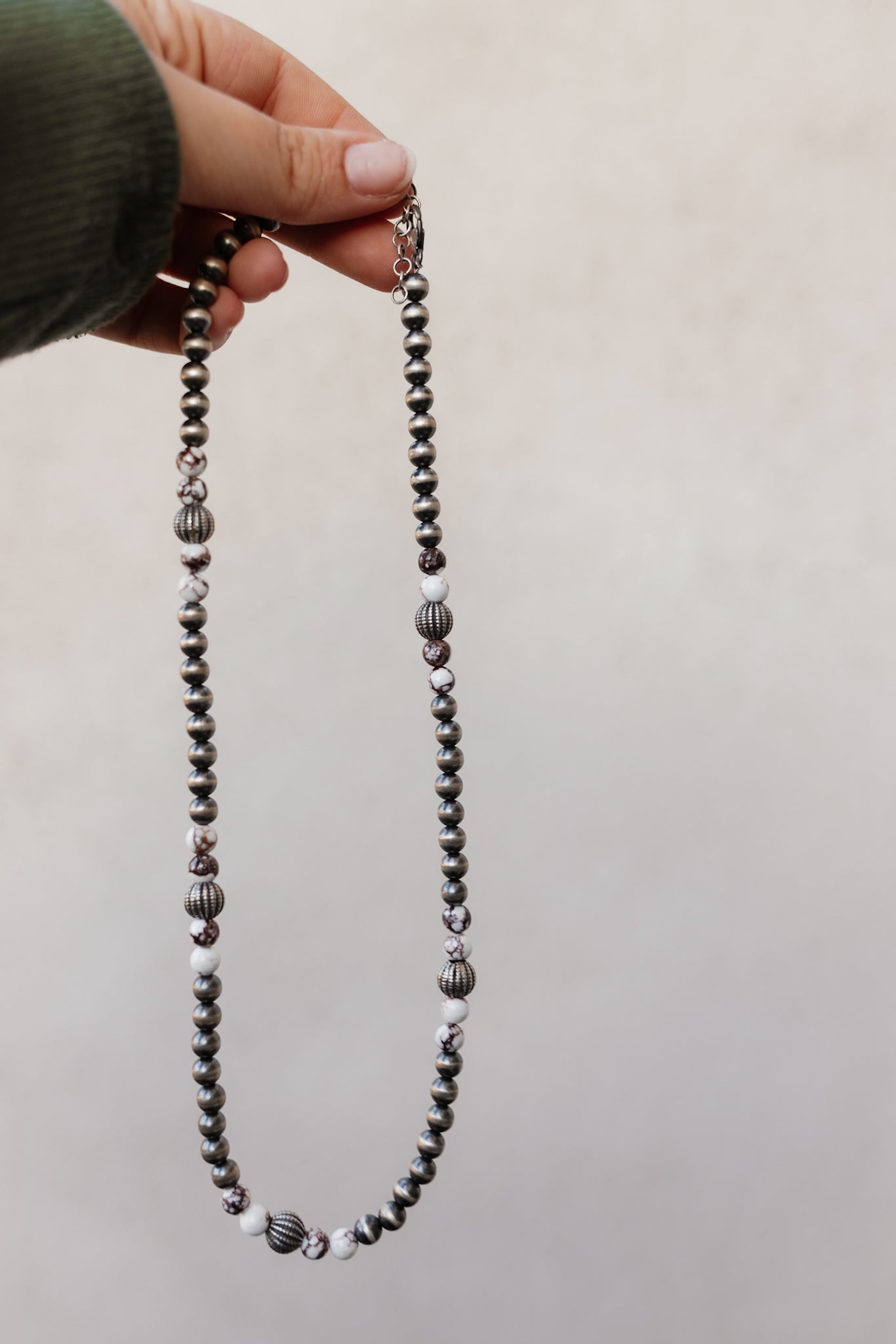 Wildhorse & Multi Desert Pearl Necklace-Chain Necklaces-Krush Kandy, Women's Online Fashion Boutique Located in Phoenix, Arizona (Scottsdale Area)