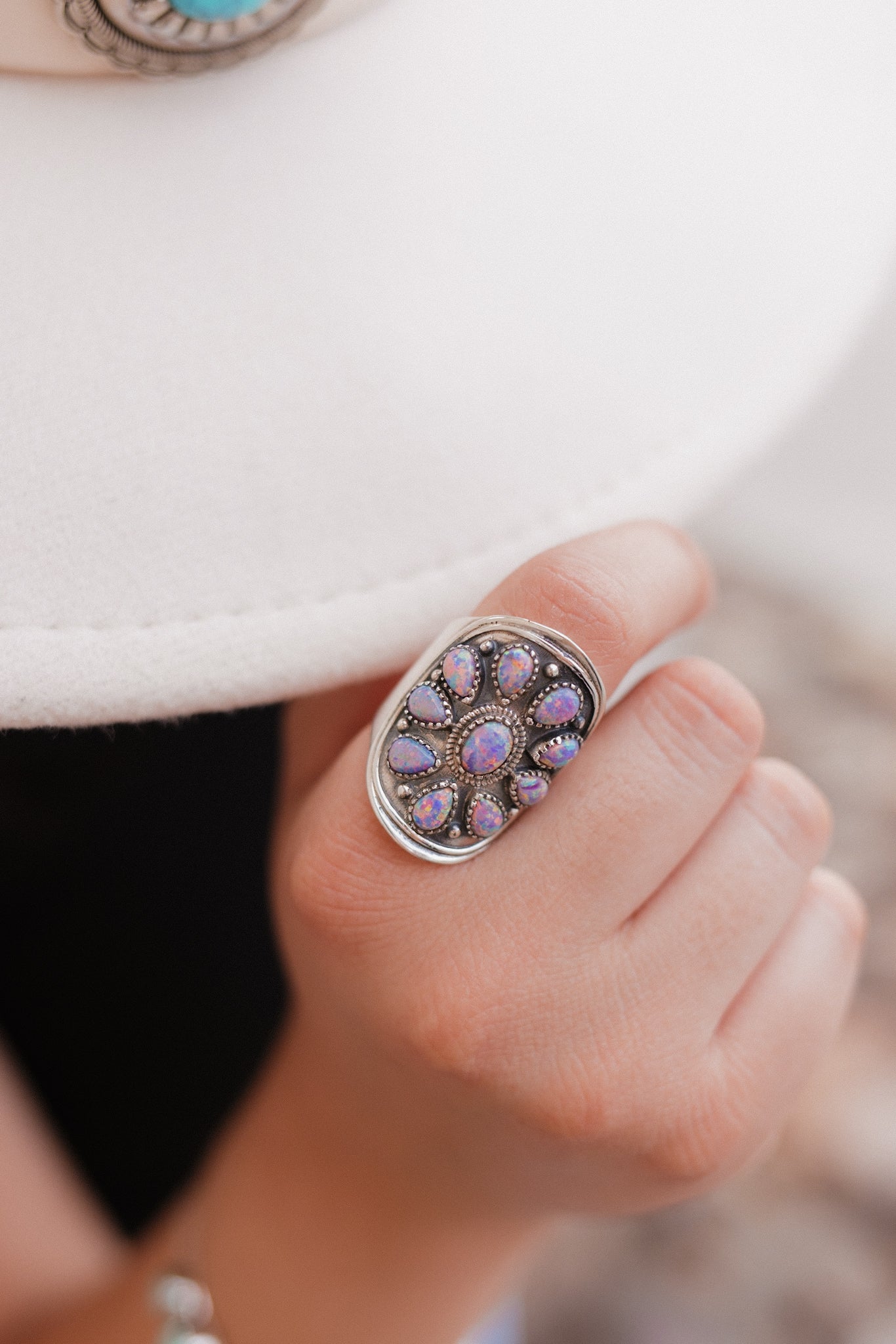 Round My Finger Cluster Ring MADE TO ORDER-Cluster Rings-Krush Kandy, Women's Online Fashion Boutique Located in Phoenix, Arizona (Scottsdale Area)