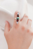 Amber, Turquoise & CZ Crawler-Crawler Rings-Krush Kandy, Women's Online Fashion Boutique Located in Phoenix, Arizona (Scottsdale Area)