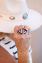 Trinity Triangle Floater Rings-Rings-Krush Kandy, Women's Online Fashion Boutique Located in Phoenix, Arizona (Scottsdale Area)