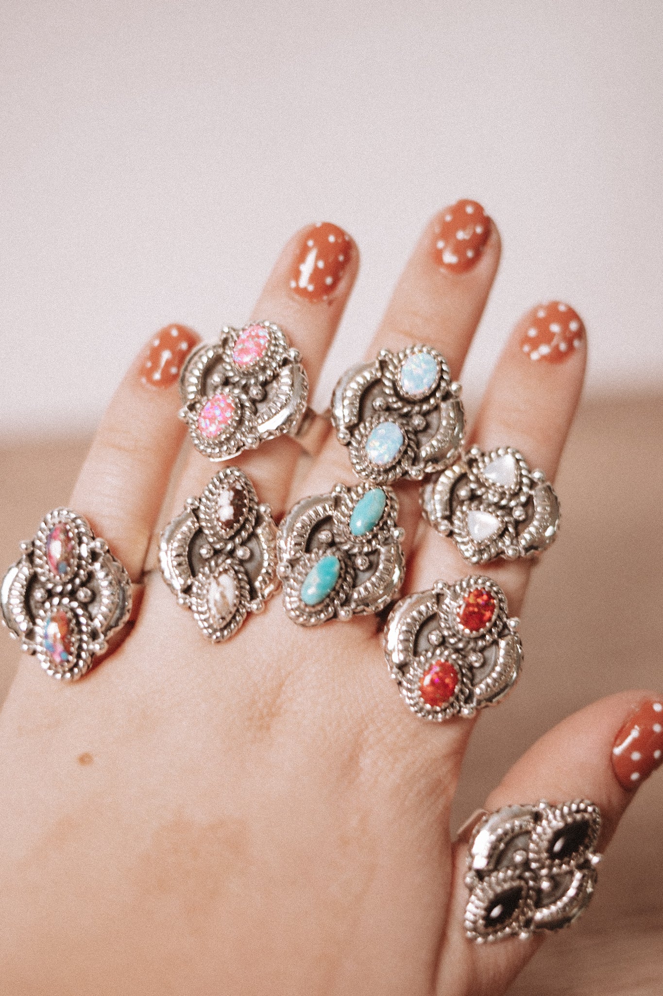 Marlowe's Double Stone Ring-Ring Sizers-Krush Kandy, Women's Online Fashion Boutique Located in Phoenix, Arizona (Scottsdale Area)