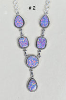 Sterling Silver Y Lariat Gemstone Necklace-Lariat and Y Necklaces-Krush Kandy, Women's Online Fashion Boutique Located in Phoenix, Arizona (Scottsdale Area)