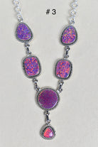 Sterling Silver Y Lariat Gemstone Necklace-Lariat and Y Necklaces-Krush Kandy, Women's Online Fashion Boutique Located in Phoenix, Arizona (Scottsdale Area)