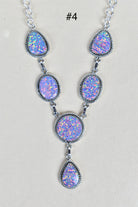 Sterling Silver Y Lariat Gemstone Necklace-Lariat and Y Necklaces-Krush Kandy, Women's Online Fashion Boutique Located in Phoenix, Arizona (Scottsdale Area)