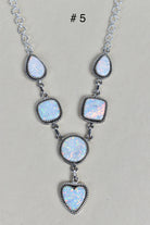 Sterling Silver Y Lariat Gemstone Necklace-Lariat and Y Necklaces-Krush Kandy, Women's Online Fashion Boutique Located in Phoenix, Arizona (Scottsdale Area)