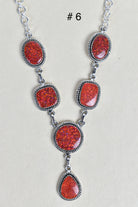 Sterling Silver Y Lariat Gemstone Necklace-Lariat and Y Necklaces-Krush Kandy, Women's Online Fashion Boutique Located in Phoenix, Arizona (Scottsdale Area)