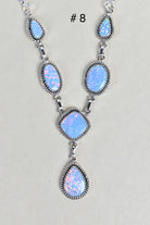 Sterling Silver Y Lariat Gemstone Necklace-Lariat and Y Necklaces-Krush Kandy, Women's Online Fashion Boutique Located in Phoenix, Arizona (Scottsdale Area)