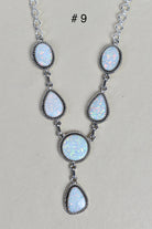 Sterling Silver Y Lariat Gemstone Necklace-Lariat and Y Necklaces-Krush Kandy, Women's Online Fashion Boutique Located in Phoenix, Arizona (Scottsdale Area)