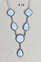 Sterling Silver Y Lariat Gemstone Necklace-Lariat and Y Necklaces-Krush Kandy, Women's Online Fashion Boutique Located in Phoenix, Arizona (Scottsdale Area)