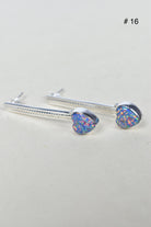 Silver Solitaire Bar Earrings-Drop Earrings-Krush Kandy, Women's Online Fashion Boutique Located in Phoenix, Arizona (Scottsdale Area)