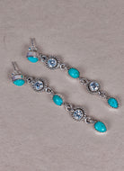 Triple Double Dangle Earrings-Drop Earrings-Krush Kandy, Women's Online Fashion Boutique Located in Phoenix, Arizona (Scottsdale Area)
