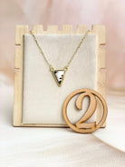 Krushed Gold & Stone Slab Geometric Necklace-Necklaces-Krush Kandy, Women's Online Fashion Boutique Located in Phoenix, Arizona (Scottsdale Area)