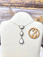 Pink Larimar Drop Necklace-Necklaces-Krush Kandy, Women's Online Fashion Boutique Located in Phoenix, Arizona (Scottsdale Area)
