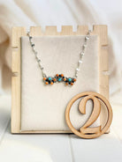 Blooming Flower Bar Necklace-Necklaces-Krush Kandy, Women's Online Fashion Boutique Located in Phoenix, Arizona (Scottsdale Area)