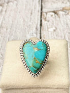 Long Heart Sterling Silver Ring MADE TO ORDER-Statement Rings-Krush Kandy, Women's Online Fashion Boutique Located in Phoenix, Arizona (Scottsdale Area)