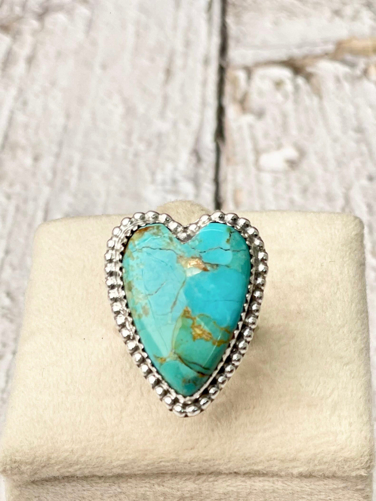 Long Heart Sterling Silver Ring MADE TO ORDER-Statement Rings-Krush Kandy, Women's Online Fashion Boutique Located in Phoenix, Arizona (Scottsdale Area)